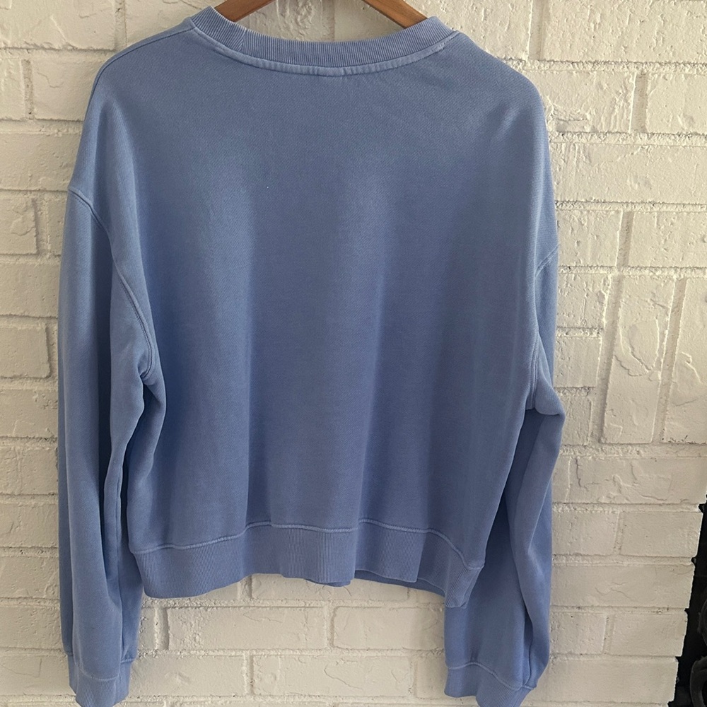 Old Navy Periwinkle Blue Pullover Sweatshirt - Picture 4 of 8
